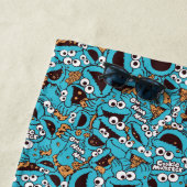Serviette De Plage Cookie Monster | Nom Nom Nom Nom Motif (En situation)