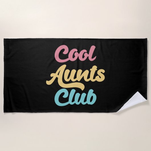 Serviette De Plage Cool Aunts Club II (Devant)