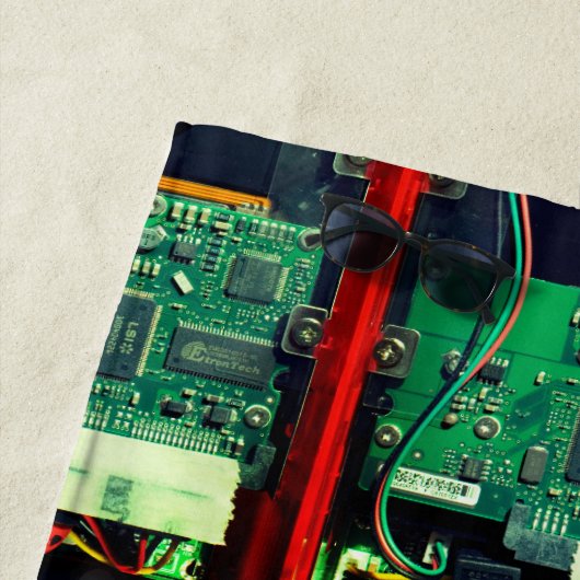 Serviette De Plage Cool électronique de carte de circuits imprimés ro (En situation)