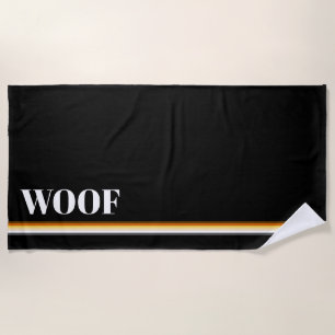 Serviette De Plage Cool Elegant Gay Bears Fierté Drapeau Woof