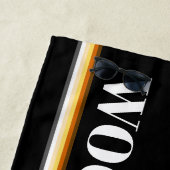 Serviette De Plage Cool Elegant Gay Bears Fierté Drapeau Woof (En situation)