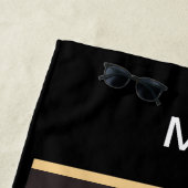 Serviette De Plage Cool Mens Rétro Automotive Thème (En situation)