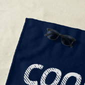 Serviette De Plage Cool Papa Vacances été sur mesure (En situation)
