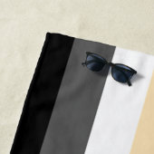 Serviette De Plage Cool propre classique Bear Pride drapeau (En situation)