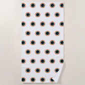 Serviette De Plage Cool Rainbow Eyes (Devant)