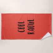 Serviette De Plage Cool Raoul (Devant)