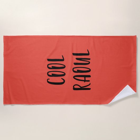 Serviette De Plage Cool Raoul (Devant)
