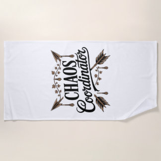 Serviette De Plage Coordonnateur de chaos