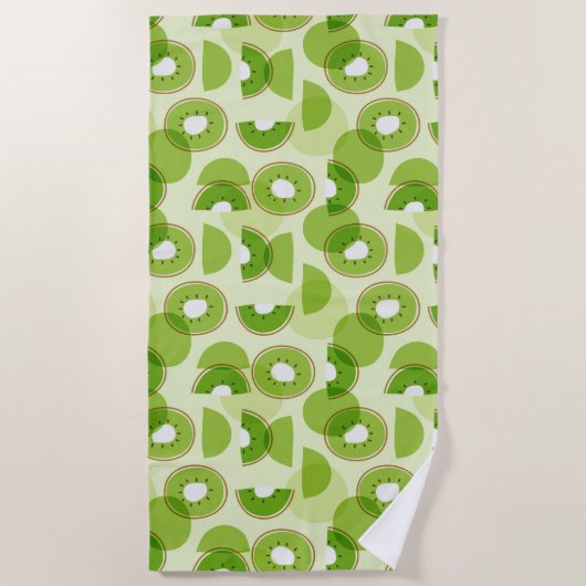 Serviette De Plage Copie de kiwi (Devant)