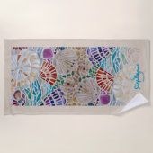 Serviette De Plage Coque personnalisée (Devant)