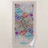 Serviette De Plage Coque personnalisée (Devant)