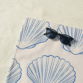Serviette De Plage Coquillage esthétique (En situation)