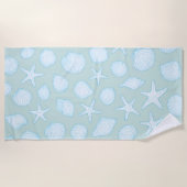 Serviette De Plage Coquillage et poisson-Starfish - Vibes d'été côtiè (Devant)