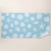 Serviette De Plage Coquillage et poisson-Starfish - Vibes d'été côtiè (Devant)