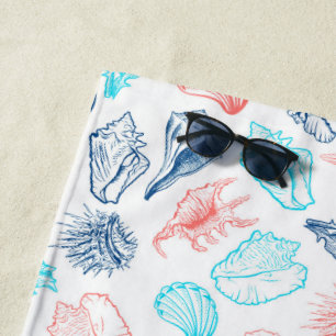 Serviette De Plage Coquillages