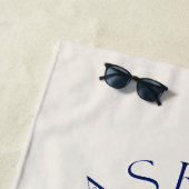 Serviette De Plage Coquillages Cloches de mariage Enterrement de vie  (En situation)