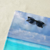 Serviette De Plage Coquillages de plage tropicale (En situation)
