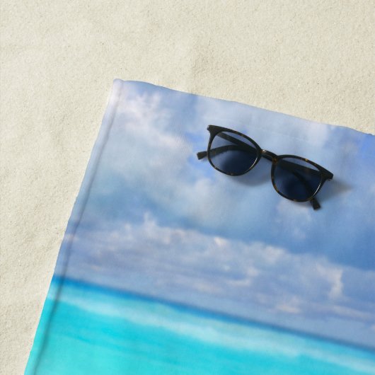 Serviette De Plage Coquillages de plage tropicaux (En situation)