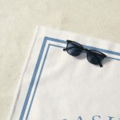 Serviette De Plage Coquillages et Cloches de Mariage Week-end entre F (En situation)