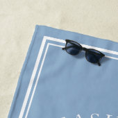 Serviette De Plage Coquillages et Cloches de Mariage Week-end entre F (En situation)