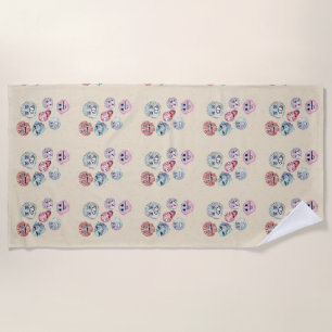 Serviette De Plage coquilles océaniques