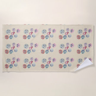 Serviette De Plage coquilles océaniques