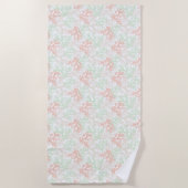 Serviette de plage Coral Overlap (Devant)