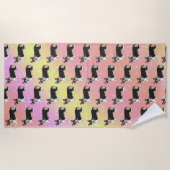 Serviette De Plage Corgi gallois mignon (Devant)