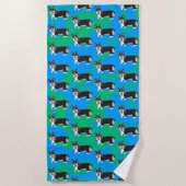 Serviette De Plage Corgi gallois mignon (Devant)