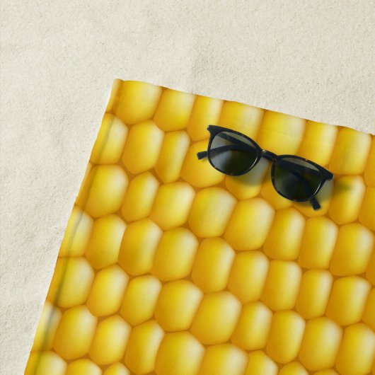 Serviette De Plage Corn Cob Arrière - plan (En situation)