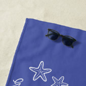 Serviette De Plage Correspondance de groupe de voyage d'été de plage  (En situation)