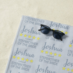 Serviette De Plage Cortège de mariage et de noce 5 étoiles Demi-frère