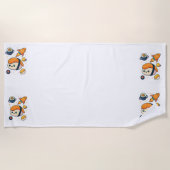 Serviette De Plage Cosmic Sushi Adventure (Devant)