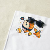 Serviette De Plage Cosmic Sushi Adventure (En situation)