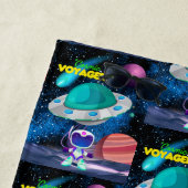 SERVIETTE DE PLAGE COSMIC VOYAGER (En situation)