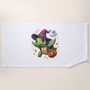 Serviette De Plage Costume Tortue Halloween Tortue Hommes Femmes Enfa