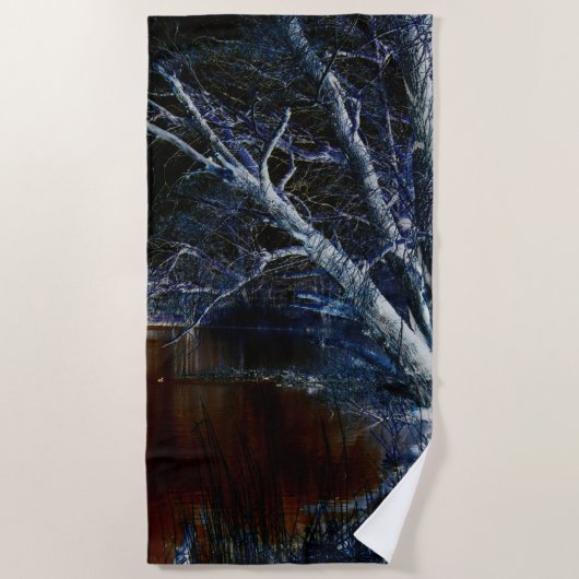 Serviette De Plage Côté foncé 7 btcnm (Devant)