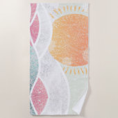 Serviette De Plage Côté/Plage/ensoleillé (Devant)