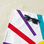 Serviette de plage - Côté soleil vers le haut (En situation)