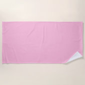 Serviette De Plage Coton Candy couleur solide (Devant)