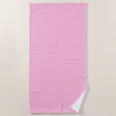Serviette De Plage Coton Candy couleur solide (Devant)