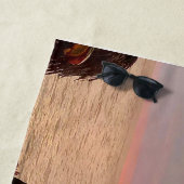 Serviette De Plage Coucher de soleil de Puerto Vallarta Palapa (En situation)