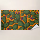 Serviette De Plage coucher de soleil du désert (Devant)