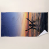 Serviette De Plage Coucher de soleil exubérant Leyte Philippines (Devant)