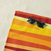 Serviette De Plage Coucher de soleil géométrique dans le désert (En situation)