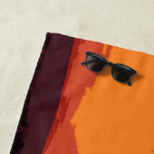Serviette De Plage Coucher de soleil simplifié (En situation)
