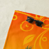 Serviette de plage Coucher de soleil sur une plage (En situation)