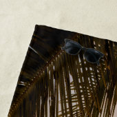Serviette De Plage Coucher de soleil Tropical Beach Palm (En situation)