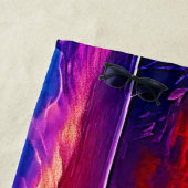 Serviette De Plage Coucher de soleil tropical : Plage d'art (En situation)