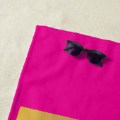 Serviette de plage Coucher de soleil tropical pour (En situation)
